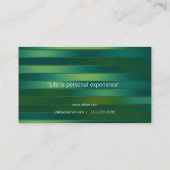 Persönliche Trainer-Visitenkarte Visitenkarte (Rückseite)