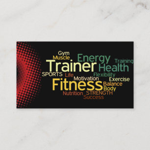 Persönliche Trainer-Visitenkarte Visitenkarte