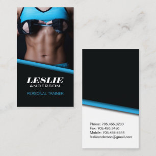 PERSÖNLICHE TRAINER-VISITENKARTE VISITENKARTE