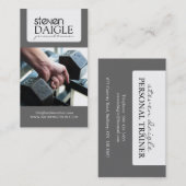 Persönliche Trainer-Visitenkarte Visitenkarte (Vorne/Hinten)