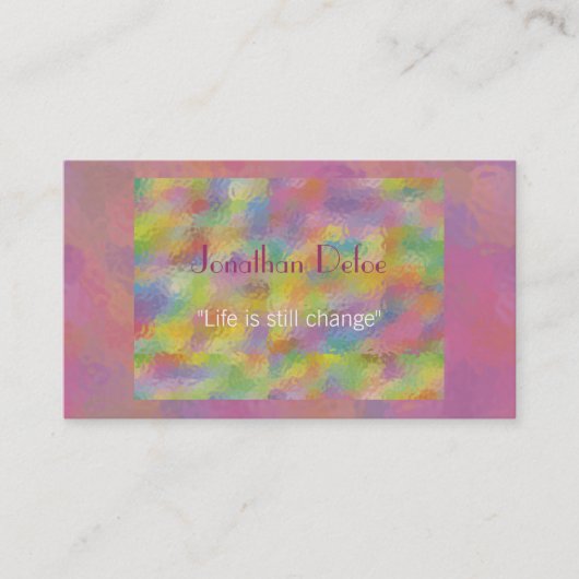 Persönliche Trainer-Visitenkarte Visitenkarte (Vorderseite)