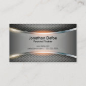 Persönliche Trainer-Visitenkarte Visitenkarte (Rückseite)