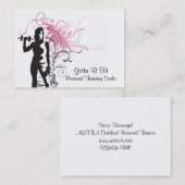 Persönliche Trainer-Visitenkarte Visitenkarte (Vorne/Hinten)