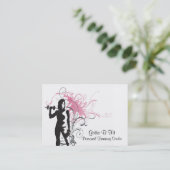 Persönliche Trainer-Visitenkarte Visitenkarte (Stehend Vorderseite)