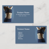Persönliche Trainer-Visitenkarte Visitenkarte (Vorne/Hinten)