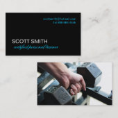 Persönliche Trainer-Visitenkarte Visitenkarte (Vorne/Hinten)