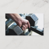 Persönliche Trainer-Visitenkarte Visitenkarte (Rückseite)