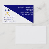 Persönliche Trainer-Visitenkarten Visitenkarte (Vorne/Hinten)