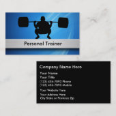 Persönliche Trainer-Visitenkarten Visitenkarte (Vorne/Hinten)