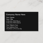 Persönliche Trainer-Visitenkarten Visitenkarte (Rückseite)