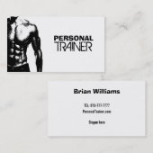 Persönliche Trainer-Visitenkarten Visitenkarte (Vorne/Hinten)