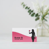 Persönliche Trainer-Visitenkarten Visitenkarte (Stehend Vorderseite)