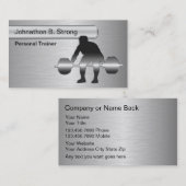 Persönliche Trainer-Visitenkarten Visitenkarte (Vorne/Hinten)