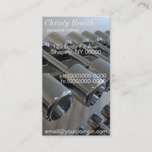 Persönliche Trainer-Visitenkarten Visitenkarte
