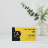 Persönliche Trainer-Visitenkarten Visitenkarte (Stehend Vorderseite)