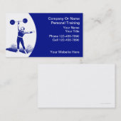 Persönliche Trainer-Visitenkarten Visitenkarte (Vorne/Hinten)