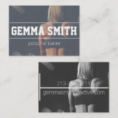 persönliche Trainergewohnheits-Visitenkarte Visitenkarte (Vorne/Hinten)