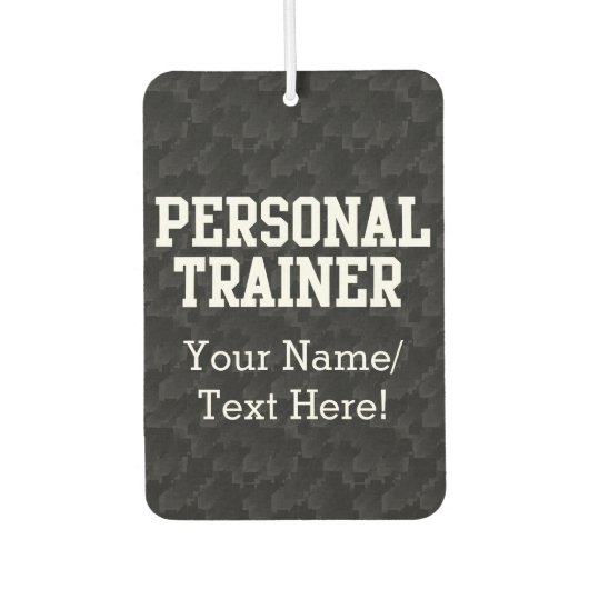 Persönliche Trainervielfalt Autolufterfrischer (Vorderseite)