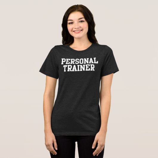 Persönliche Trainervielfalt Tri-Blend Shirt (Vorderseite voll)