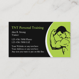 Persönliche Trainings Visitenkarten Visitenkarte
