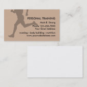 Persönliche Trainings-Visitenkarten Visitenkarte (Vorne/Hinten)