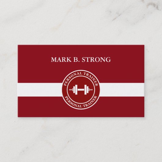 Persönliche Trainings-Visitenkarten Visitenkarte (Vorderseite)