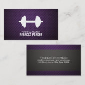 Persönliche Trainingsvariation Visitenkarte (Vorne/Hinten)