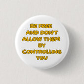 Persönliche Unabhängigkeit Button (Vorderseite)