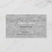 Persönliche Unendlichkeit des Trainer-| Visitenkarte (Rückseite)