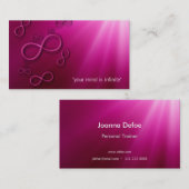 Persönliche Unendlichkeit des Trainer-| Visitenkarte (Vorne/Hinten)