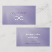 Persönliche Unendlichkeit des Trainer-| Visitenkarte (Vorne/Hinten)