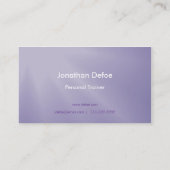 Persönliche Unendlichkeit des Trainer-| Visitenkarte (Rückseite)