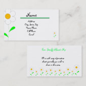 Persönliche Vernetzungs-Karte Visitenkarte (Vorne/Hinten)