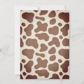 Persönliche Vintage kleine Cowboy-Babydusche Einladung (Rückseite)