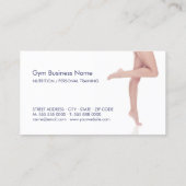 Persönliche Visitenkarte (Rückseite)