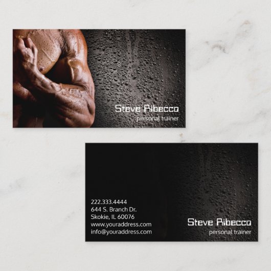 Persönliche Visitenkarte (Vorne/Hinten)