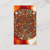 persönliche Visitenkarte des aztekischen Kalenders (Rückseite)