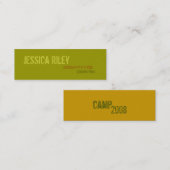 Persönliche Visitenkarten - Lager Mini Visitenkarte (Vorne/Hinten)