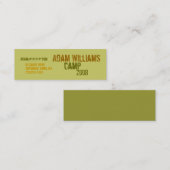 Persönliche Visitenkarten - Lager Mini Visitenkarte (Vorne/Hinten)