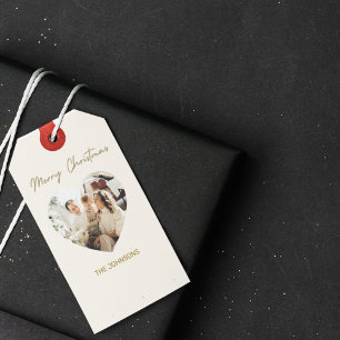 Persönliche Weihnachts-Foto-Geschenkanhänger Geschenkanhänger