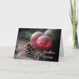 Persönliche Weihnachtskarte - Blasen Dankeskarte