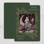 Persönliche Weihnachtskarte Einladung (Vorne/Hinten)