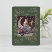 Persönliche Weihnachtskarte Einladung (Stehend Vorderseite)