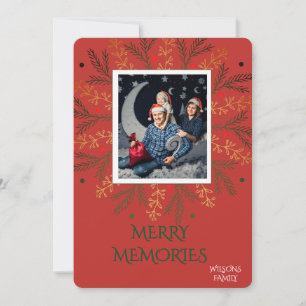 Persönliche Weihnachtskarte Einladung