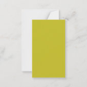 Persönliche Weihnachtskarte mit rotem Bogen Mitteilungskarte (Rückseite)