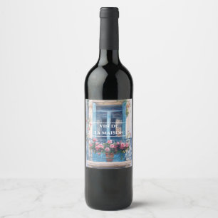 persönliche Weinlabels für den Balkon im Vintage-S Weinetikett
