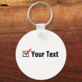 Persönliche Werbung - Individueller Sozialstatus Schlüsselanhänger (Vorderseite)