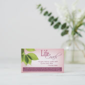 Persönliche Ziel-geistige Beratung des Leben-Zug-I Visitenkarte (Stehend Vorderseite)