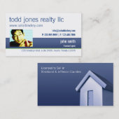 Persönliche Zuhause-Grundstück-Geschäfts-Karte Visitenkarte (Vorne/Hinten)