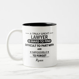 Persönlicher Anwalt Zweifarbige Tasse